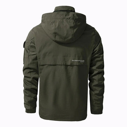 Men's - Windbreaker Jacket - Lightweight, Waterproof, Hooded - Tactical Jacket