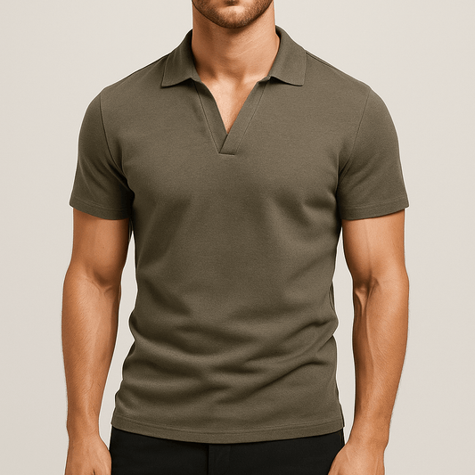 Men’s - Casual Polo Shirt - Stylish Design
