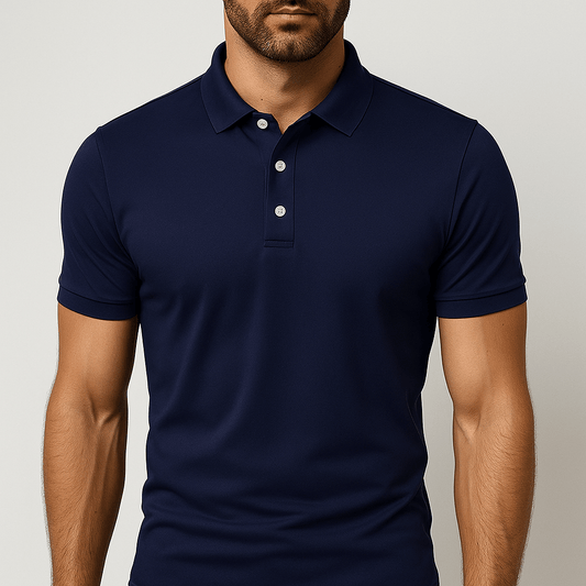 Men's - Casual Summer Polo Shirt - Stylish & Comfortable