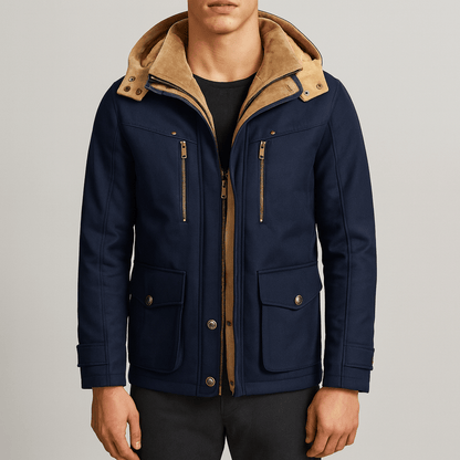 Men's - Cold Weather Parka - Insulated & Stylish Jacket