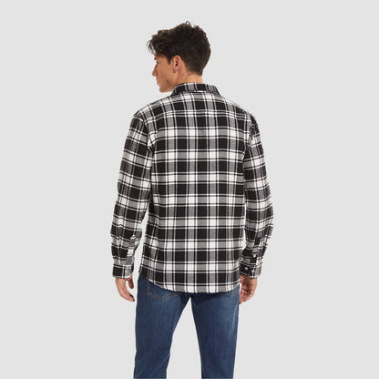 Men's - Long Sleeve Shirt – Cotton, Plaid Flannel – Casual Style
