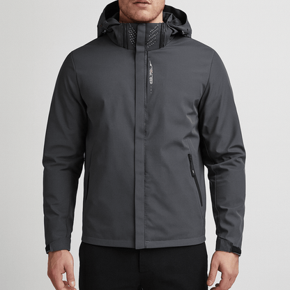 Men's - Hooded Windbreaker - Stylish & Comfortable