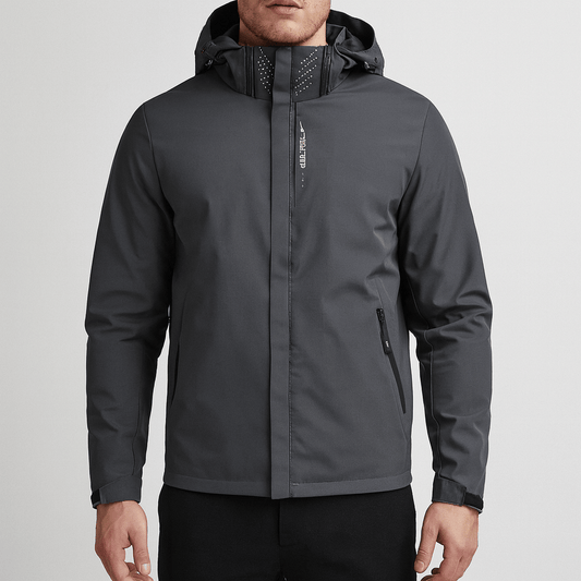 Men's - Hooded Windbreaker - Stylish & Comfortable