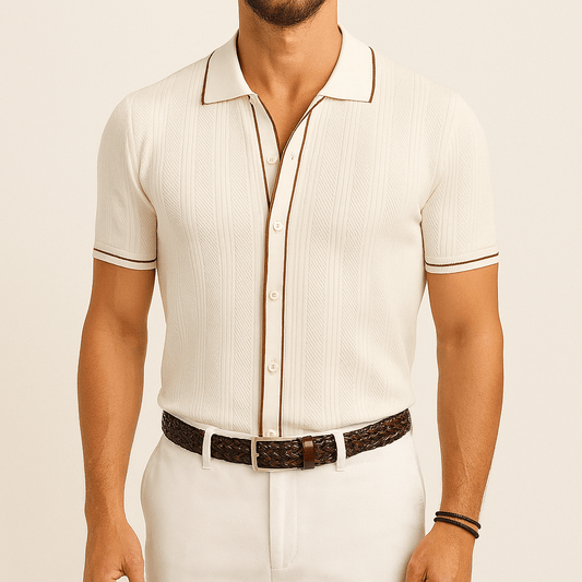 Men's - Ice Silk Summer Shirt - Stylish & Timeless
