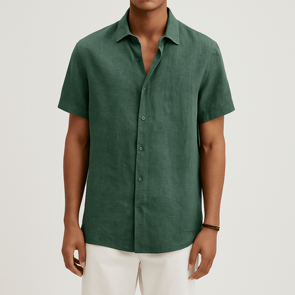 Men's - Linen Shirt - Comfy Summer Wear