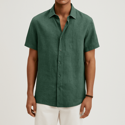 Men's - Linen Shirt - Comfy Summer Wear