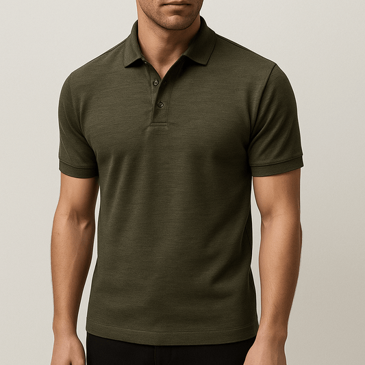 Men's - Polo Shirt - Classic Short Sleeve Style