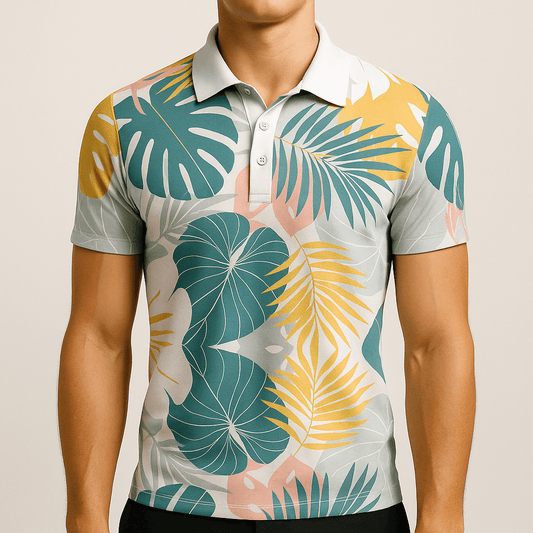 Men’s - Polo Shirt - Tropical Summer Style