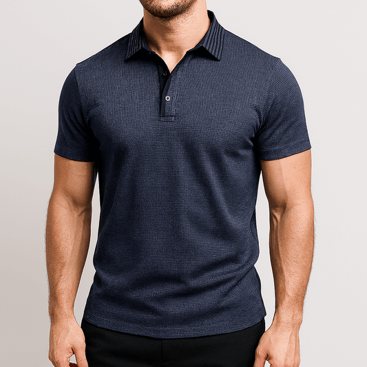 Men's - Stylish Casual Polo Shirt - Breathable Fabric