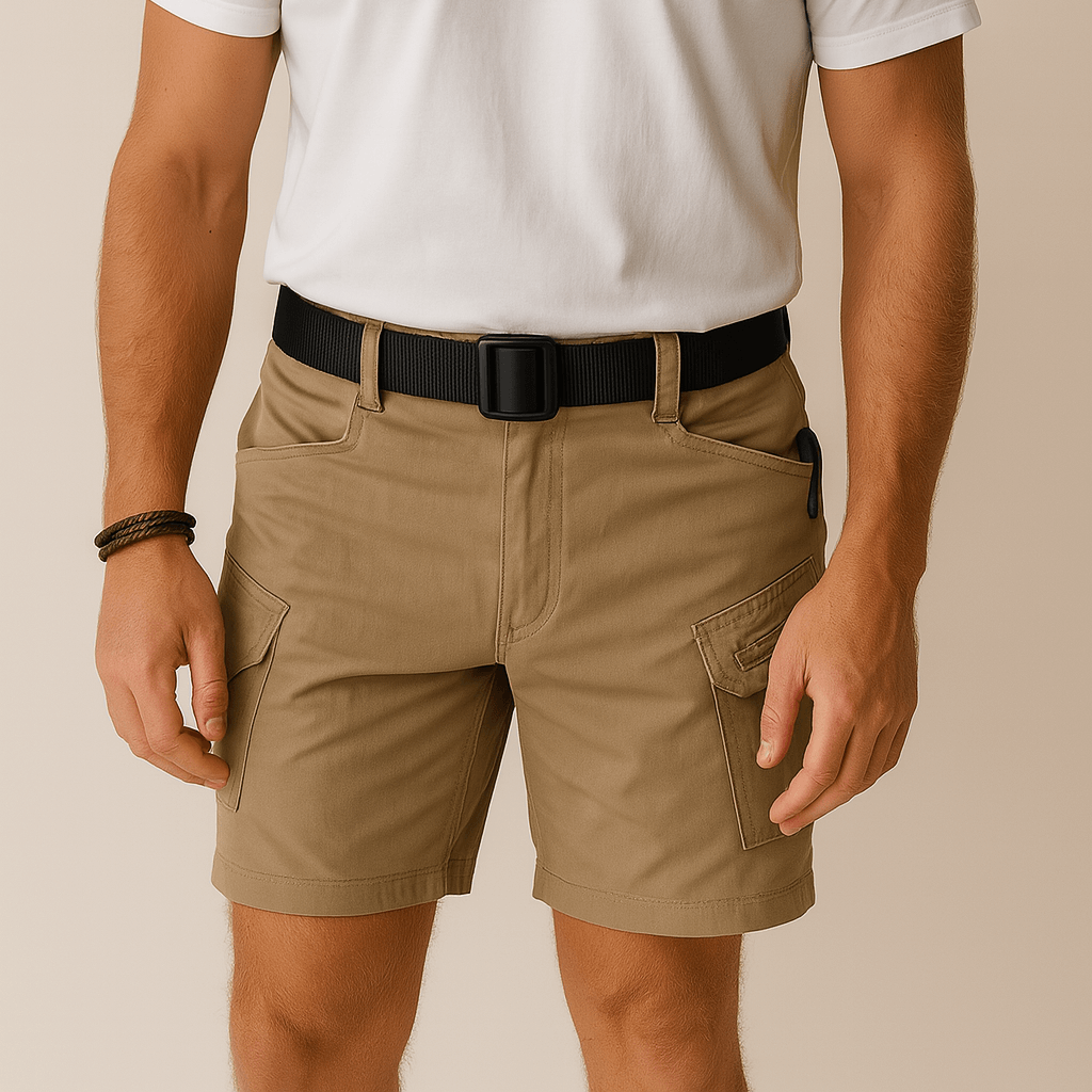 Men's - Tactical Cargo Shorts - Lightweight, Durable, Multi-Pocket Design