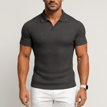 Men's - Tailored Polo Shirt - Stylish & Comfortable