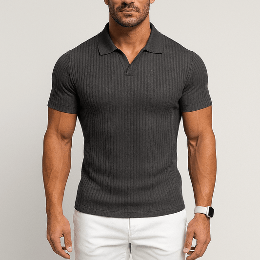 Men's - Tailored Polo Shirt - Stylish & Comfortable