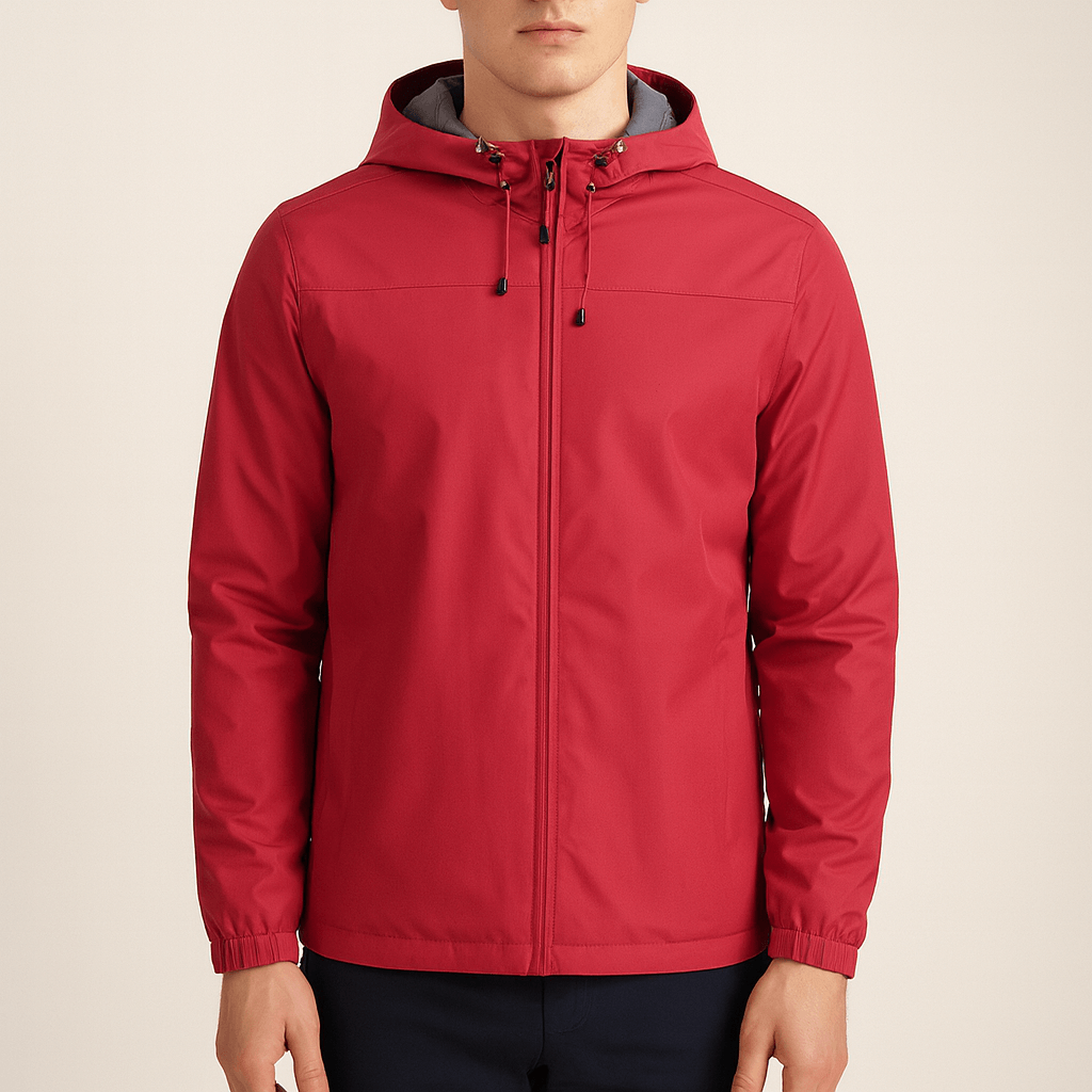 Men's - Waterproof Rain Jacket - Lightweight & Stylish