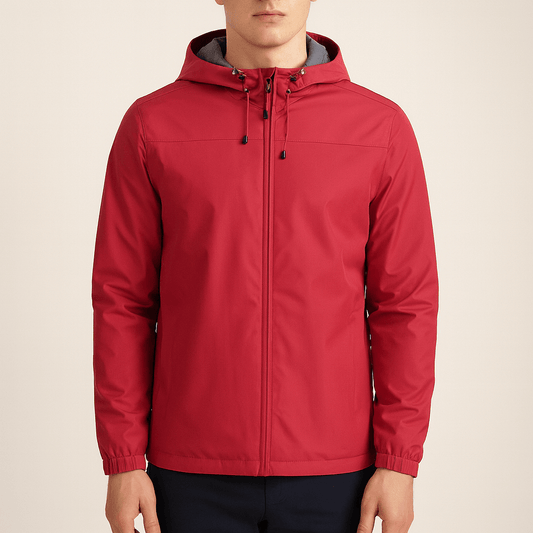 Men's - Waterproof Rain Jacket - Lightweight & Stylish