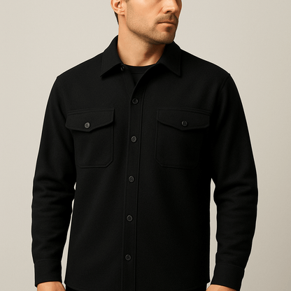 Men's - Button-Down Jacket - Stylish & Versatile - Lightweight Casual Outerwear
