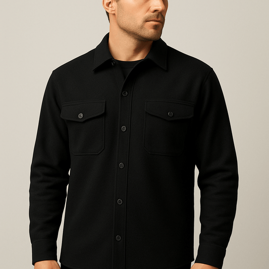 Men's - Button-Down Jacket - Stylish & Versatile - Lightweight Casual Outerwear