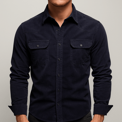 Men's - Classic Corduroy Shirt - Stylish & Comfortable - Timeless Wardrobe Essential
