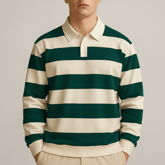 Men's - Polo Sweatshirt – Casual Fit, Soft Fabric – Everyday Style