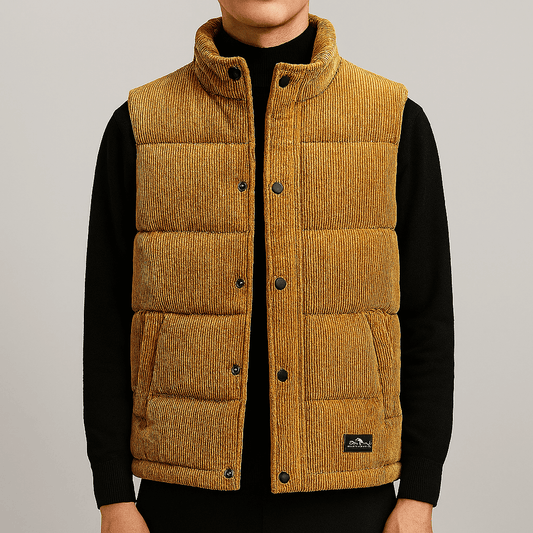 Men's - Stylish Waistcoat - Warm Fabric - Perfect for Formal Occasions