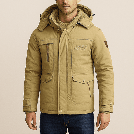 Men's - Tactical Winter Jacket - Waterproof Insulated Coat with Hood