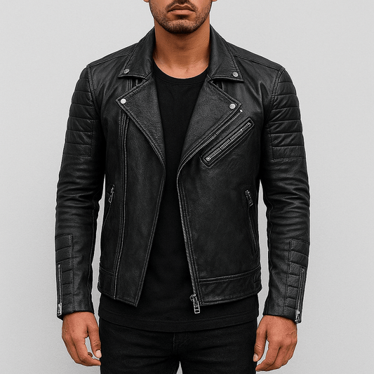 Men's - Waterproof Biker Jacket - Fashionable Style for Every Adventure