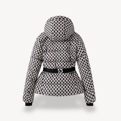 Women's - Belted Puffer Jacket - Warm, Stylish, and Versatile Outerwear