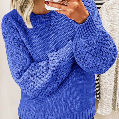 Women's - Knitted Jumper - Long Sleeve Cosy Fit