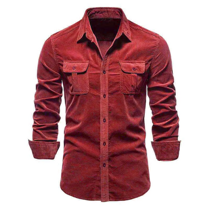Men's - Classic Corduroy Shirt - Stylish & Comfortable - Timeless Wardrobe Essential