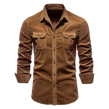 Men's - Classic Corduroy Shirt - Stylish & Comfortable - Timeless Wardrobe Essential