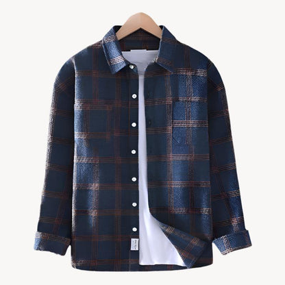 Men's - Casual Linen Shirt - Lightweight and Breathable