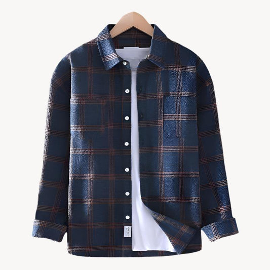 Men's - Casual Linen Shirt - Lightweight and Breathable