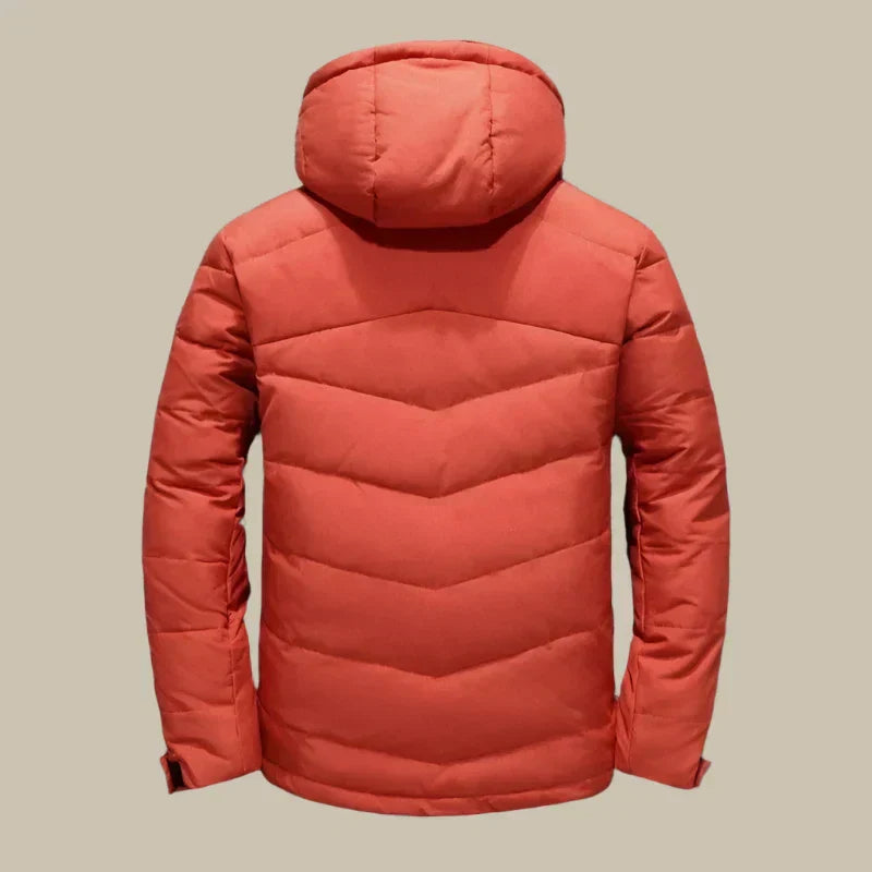 Men's - Winter Jacket - Hooded Warm Padded Coat