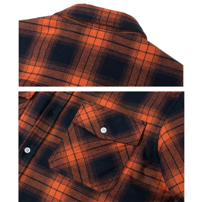 Men's - Sherpa-Lined Flannel Shirt Jacket - Warm & Durable - Outdoor Essential