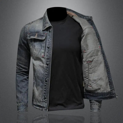 Men - Jacket - Vintage Denim - Retro Look