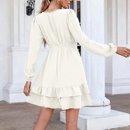 Women's - Chiffon Dress - Lightweight & Elegant Fabric - Ideal for Summer Events & Casual Outings