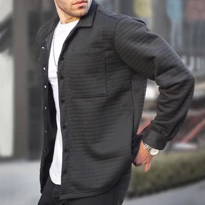 Men's - Quilted Shirt Jacket - Relaxed Fit
