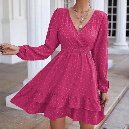 Women's - Chiffon Dress - Lightweight & Elegant Fabric - Ideal for Summer Events & Casual Outings