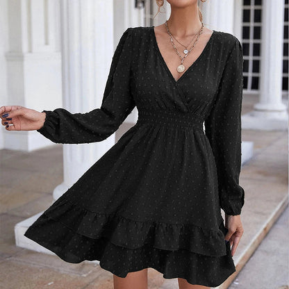 Women's - Chiffon Dress - Lightweight & Elegant Fabric - Ideal for Summer Events & Casual Outings