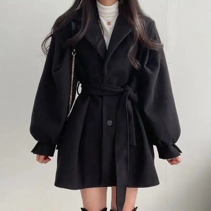 Women's - Trench Coat  with Belt | Stylish & Elegant Design