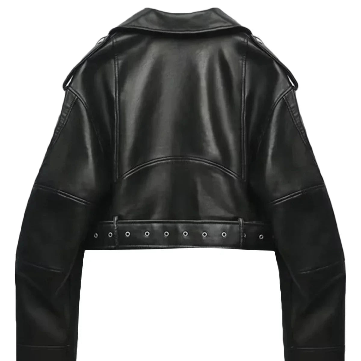 Women's - Classic Biker Jacket - Casual Style