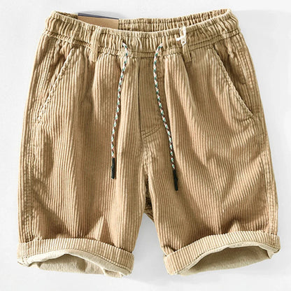 Men's - Summer Corduroy Shorts - Stylish & Comfortable Casual Wear