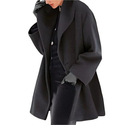 Women's - Winter Coat - Elegant Tailored Design - Chic Outerwear for Autumn and Winter