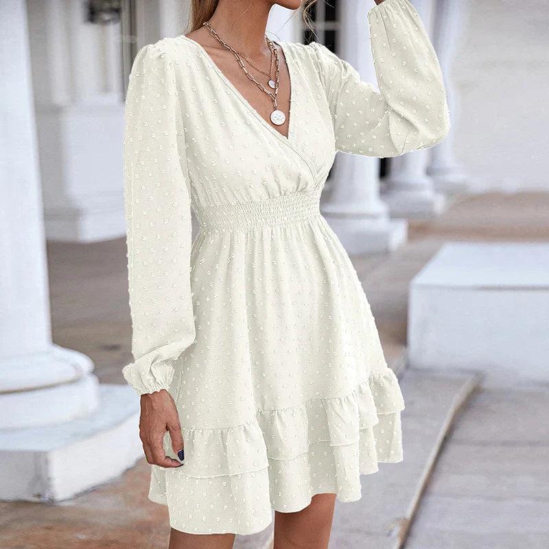 Women's - Chiffon Dress - Lightweight & Elegant Fabric - Ideal for Summer Events & Casual Outings