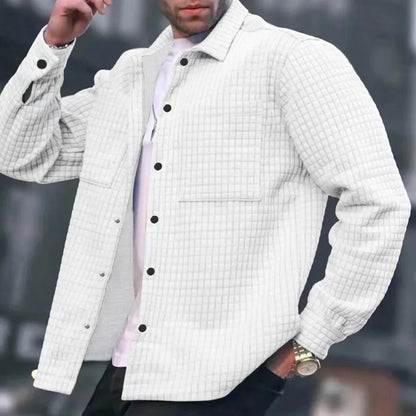 Men's - Quilted Shirt Jacket - Relaxed Fit