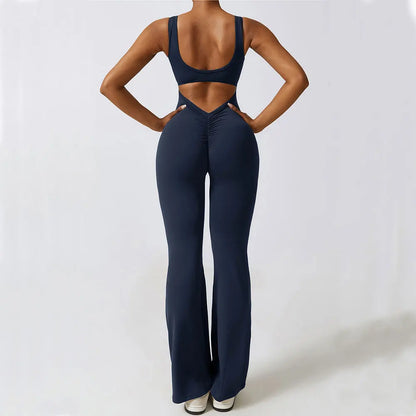 Women's - Flattering Contour Jumpsuit - Stylish Comfort - Perfect for Any Occasion - Trendy Women's Fashion