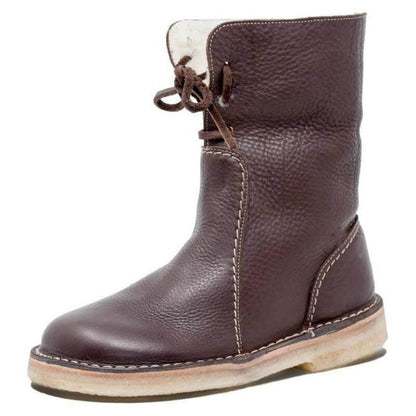 Women's - Winter Boots - Fur-Lined & Waterproof - Stylish Cold Weather Footwear