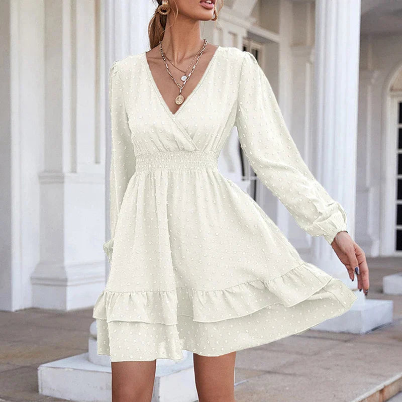 Women's - Chiffon Dress - Lightweight & Elegant Fabric - Ideal for Summer Events & Casual Outings