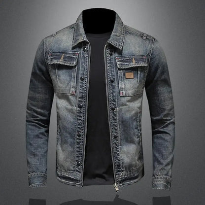 Men - Jacket - Vintage Denim - Retro Look
