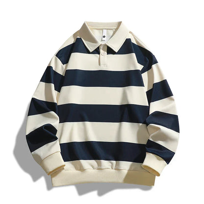 Men's - Polo Sweatshirt – Casual Fit, Soft Fabric – Everyday Style