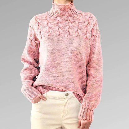 Women's - Cashmere Knit Sweater - Cosy Style for Effortless Elegance
